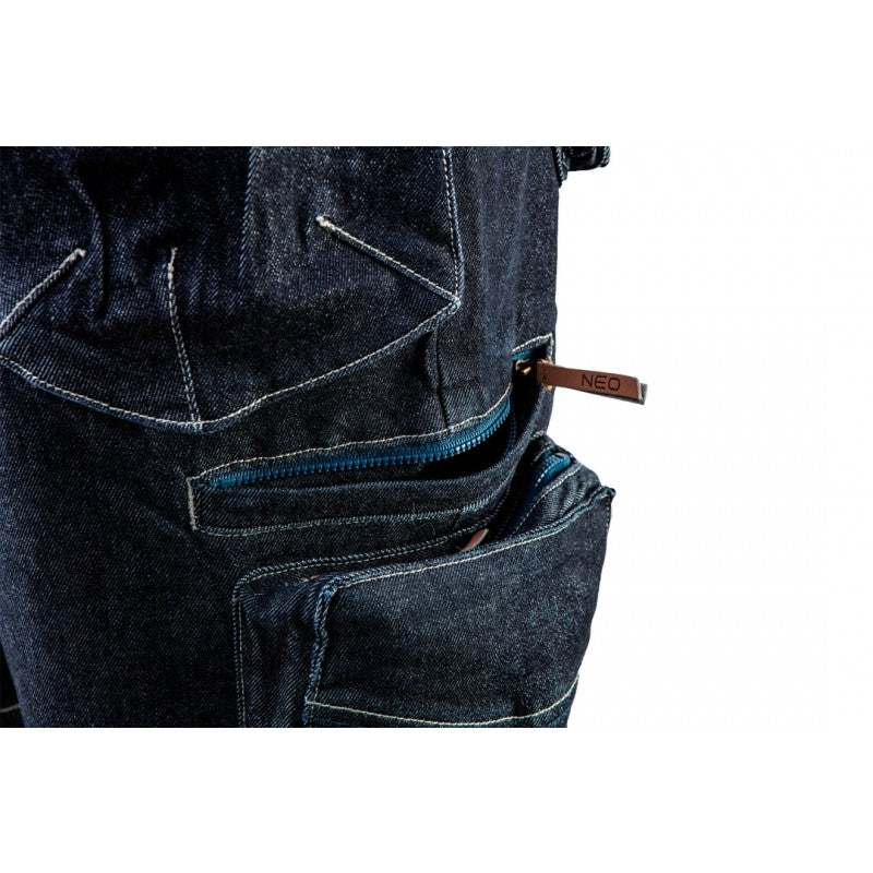 Denim s krátkym rukávom, veľkosť L