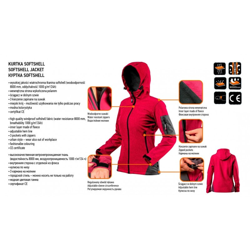 Női Softshell dzseki Xl