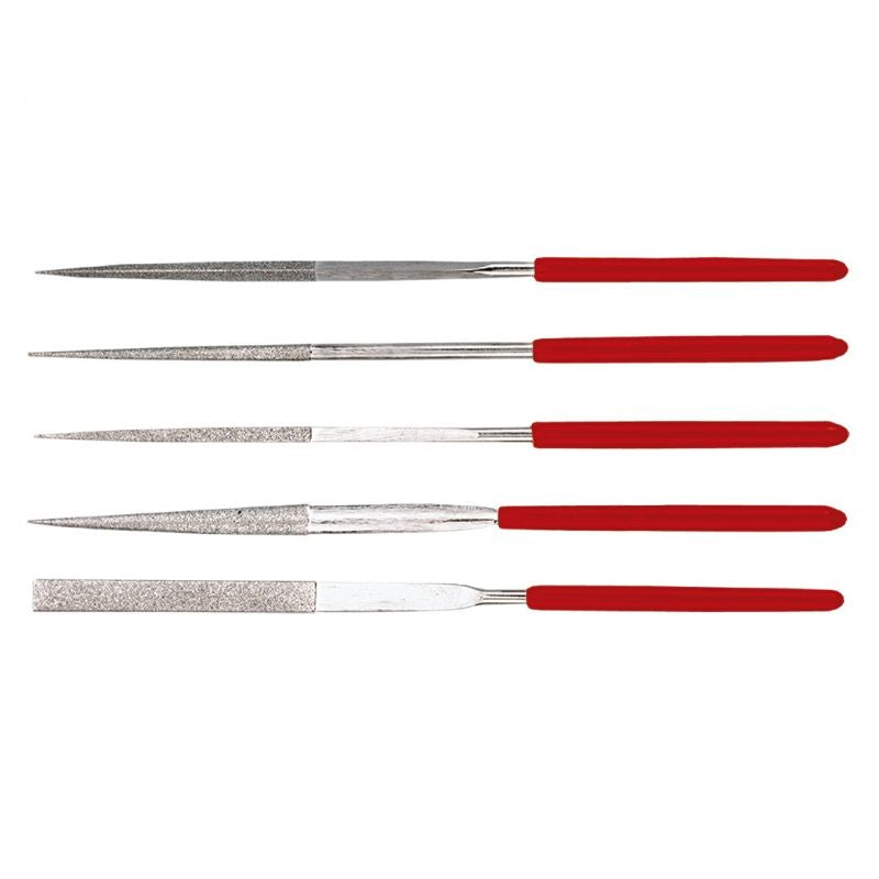 Gyémánt tűreszelő készlet 5 db 140 mm-es