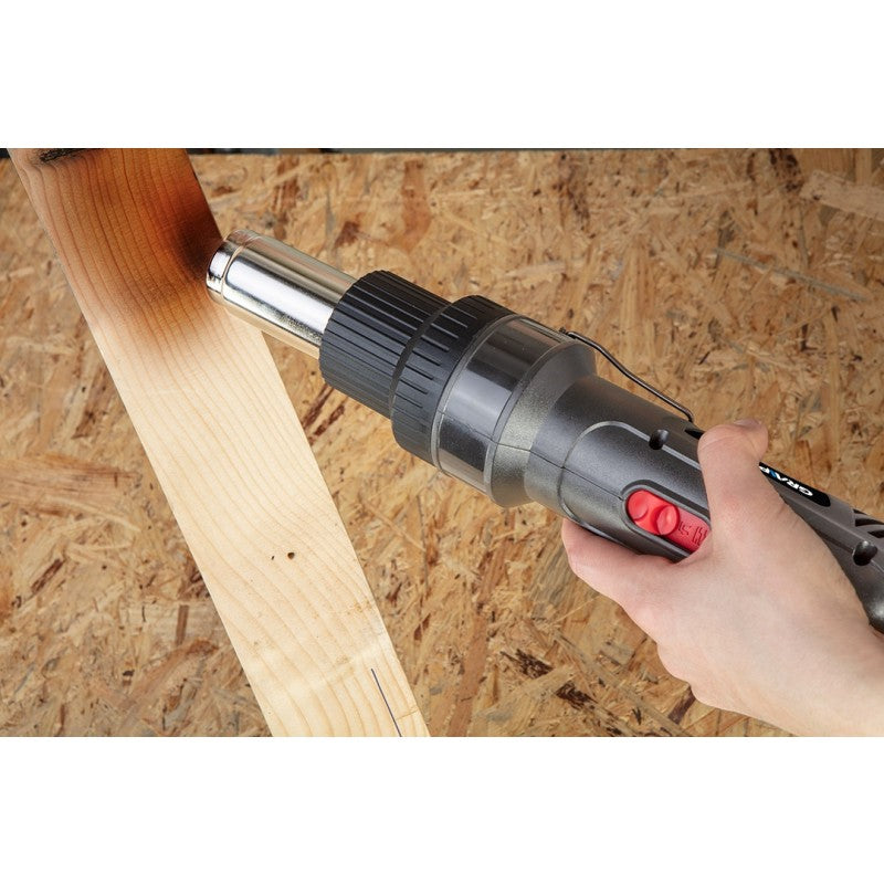 2000w Heat Gun Temp Range Up To 550oc 2 Speeds Straight Handle