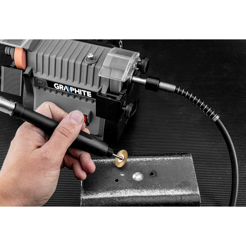 Mini smerigliatrice da banco a batteria 3 in 1