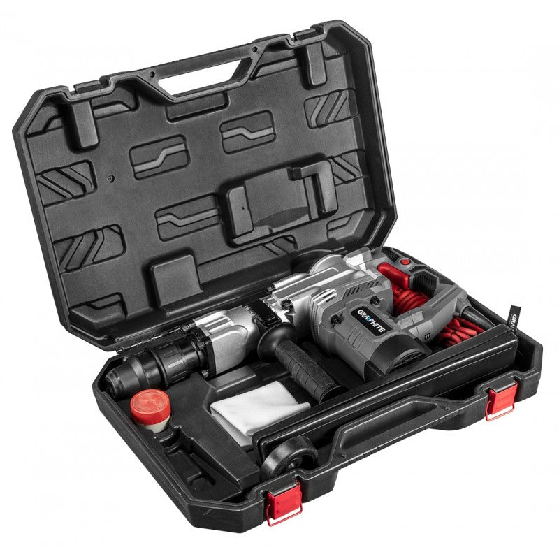 Sds Max 1300w Demolition Hammer Impact 20j Case