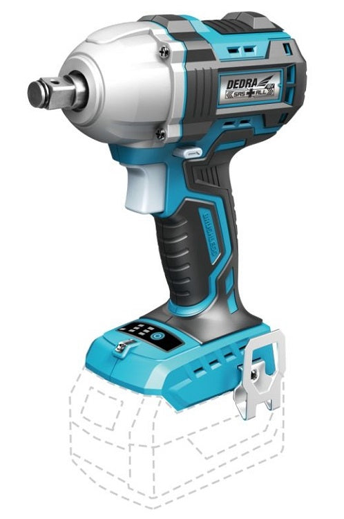 Trådløs slagnøgle 1/2'' 18v 450nm 0*ah Sas+