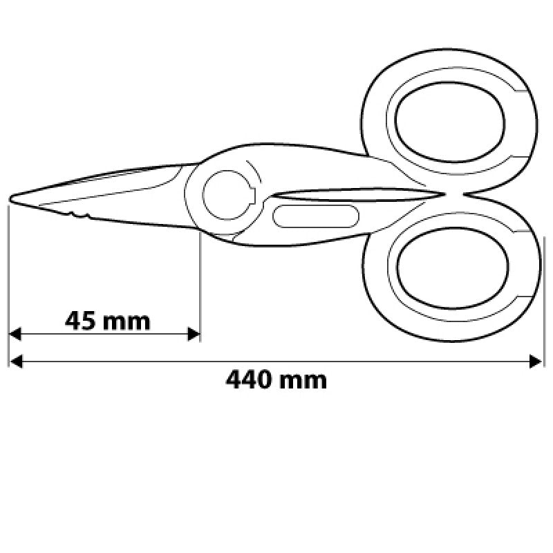 Tijeras Para Cables Y Aislamientos 140mm