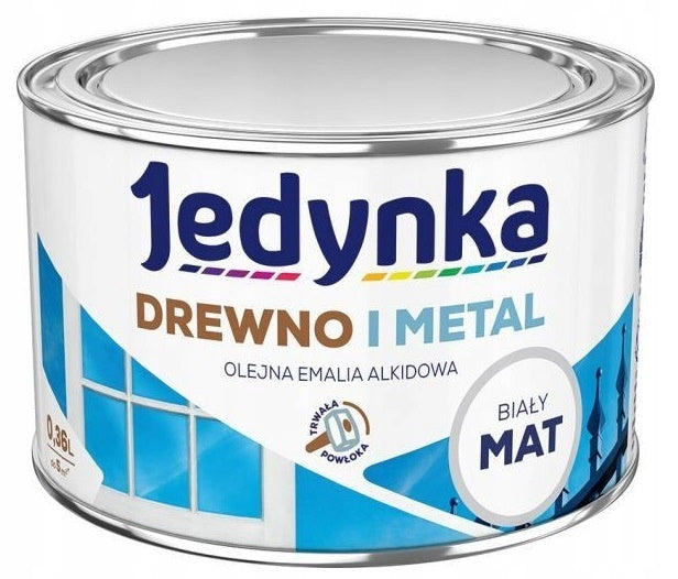 Esmalte Alquídico Para Madeira E Metal Branco Mate 0,36l