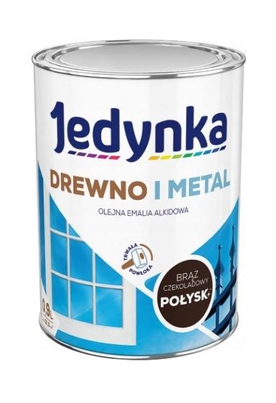 Esmalte Alquídico Para Madeira E Metal Castanho Chocolate 0,9l