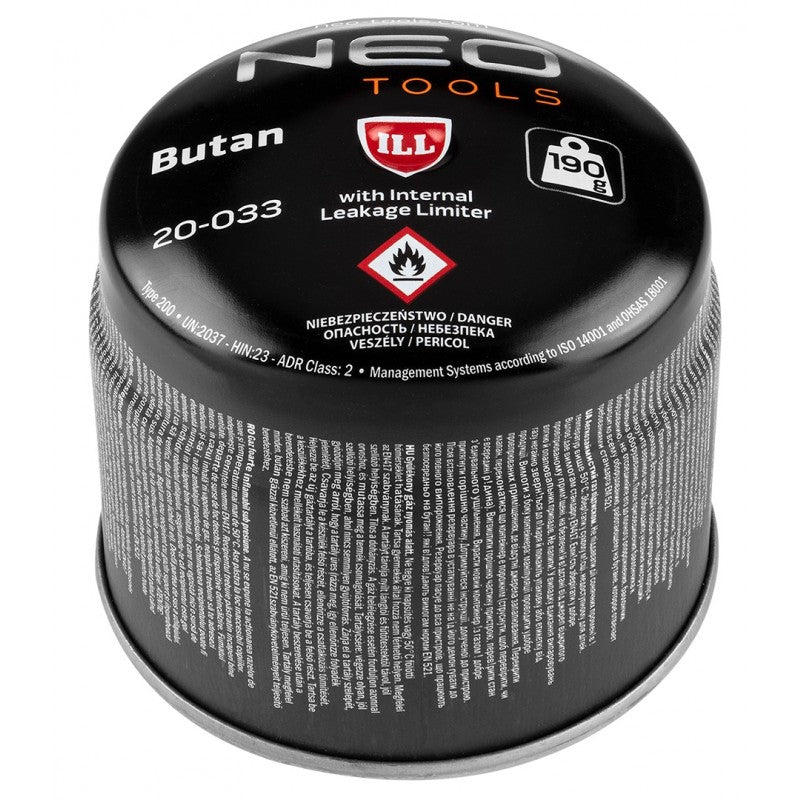 Lampe Soufflante à Gaz Pour Cartouches 190g + 4 Cartouches