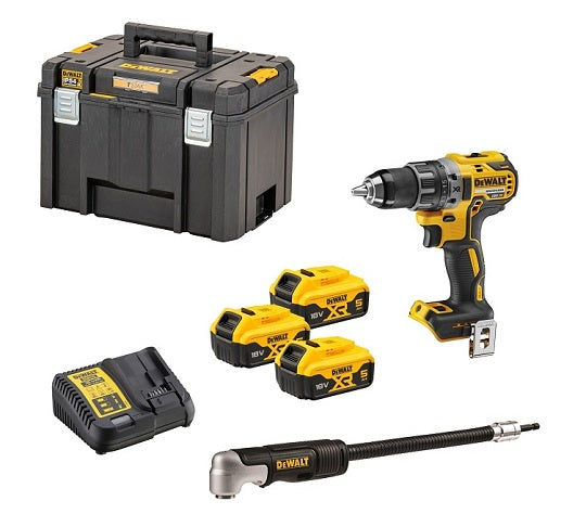 Cordless Drill/driver Bl 18v 3*5.0ah + Acc