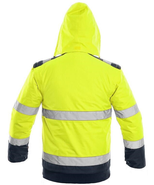 2-in-1 Yellow Insulated Jacket Cxs Luton Size M