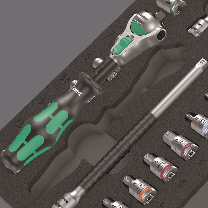 Insert en mousse Zyklop 1/4'' 8000 A Set 1 37 Pcs.