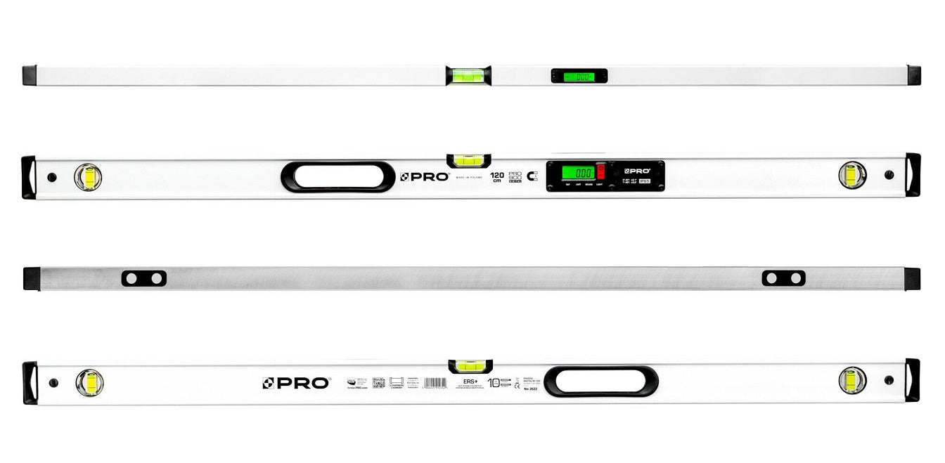 Pro900 vízszintező elektronikus olvasóval és mágnesekkel 120 cm