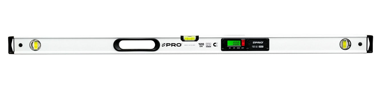 Pro900 vodováha s elektronickým čítaním a magnetmi 120 cm