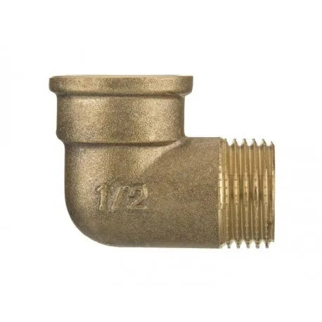 Brass Elbow Inside/outside 1''