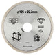 Disco Totalmente Diamante 125mm