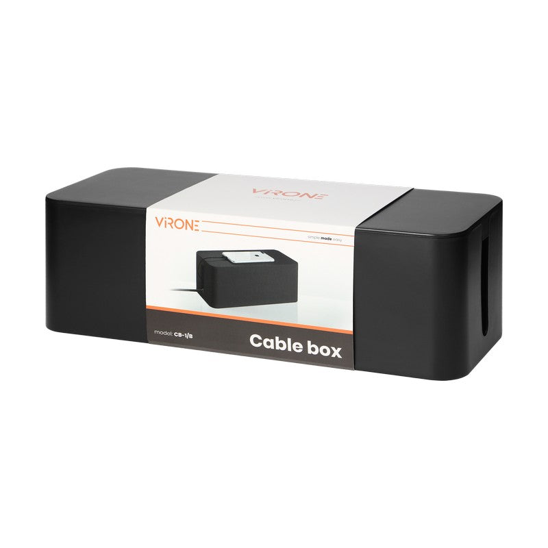 Cable Organizer Box Black