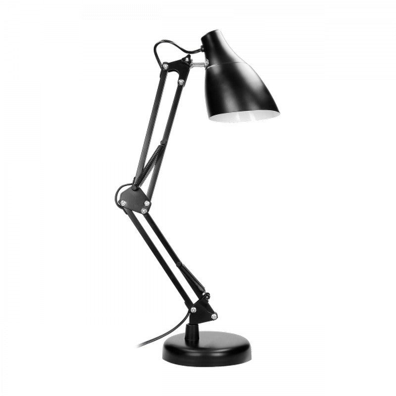 Lampe de bureau Dian 60w E27 acier noir
