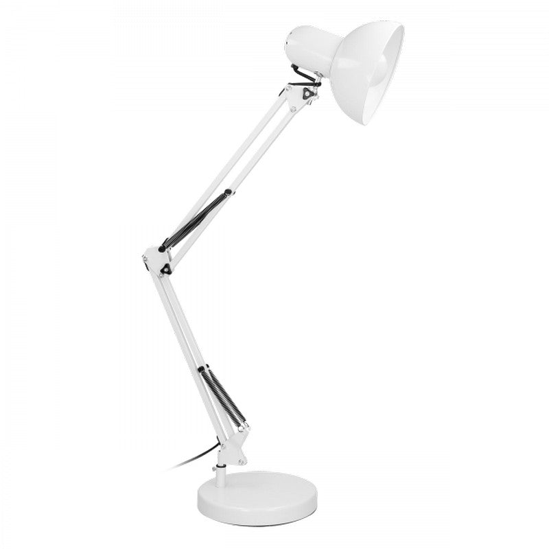 Deon Skrivbordslampa 60w E27 Högstål Vit