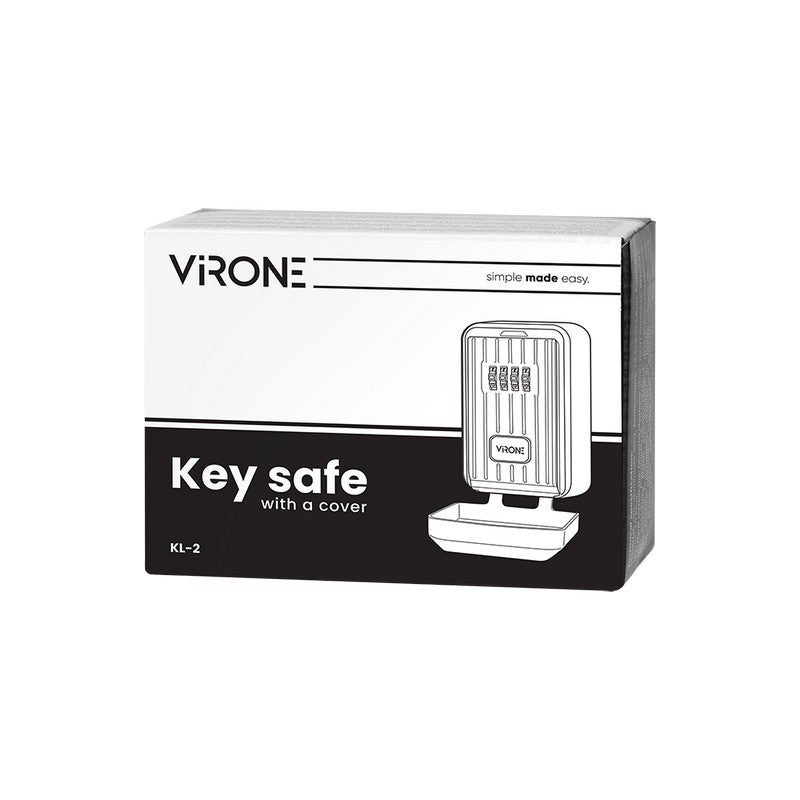 Key Safe With Combination Lock And Lid