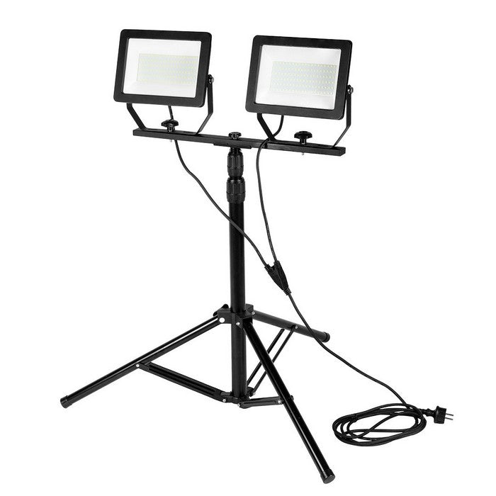 Dupla reflektor állványon 200w Led 17000lm