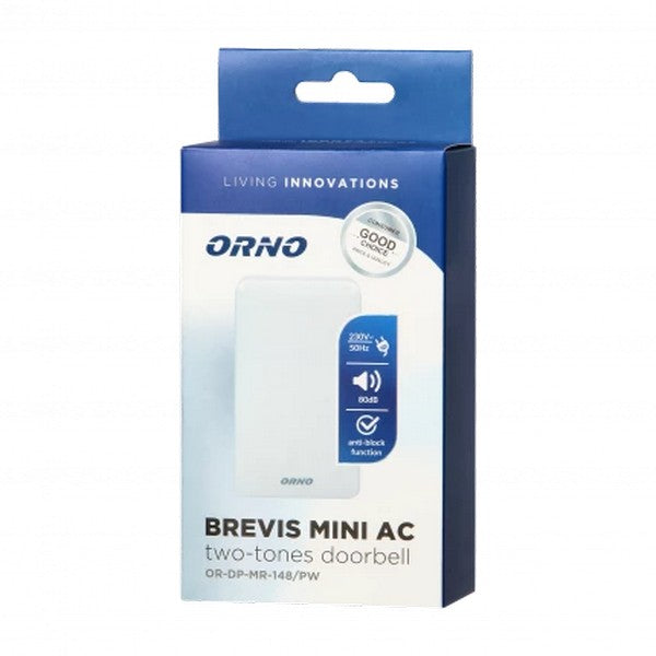 Жичен звънец Brevis Mini Śnieżnobi 230v