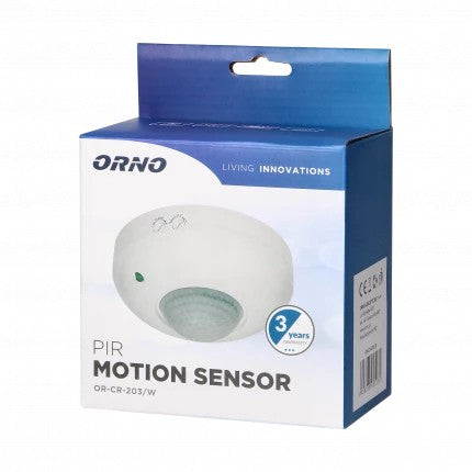 Rörelsesensor 1200w 360 grader vit