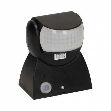 Rörelsesensor 180 grader Ip65 1200w Svart