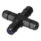Złącze kablowe krzyżowe Ip68 3x4mm2
