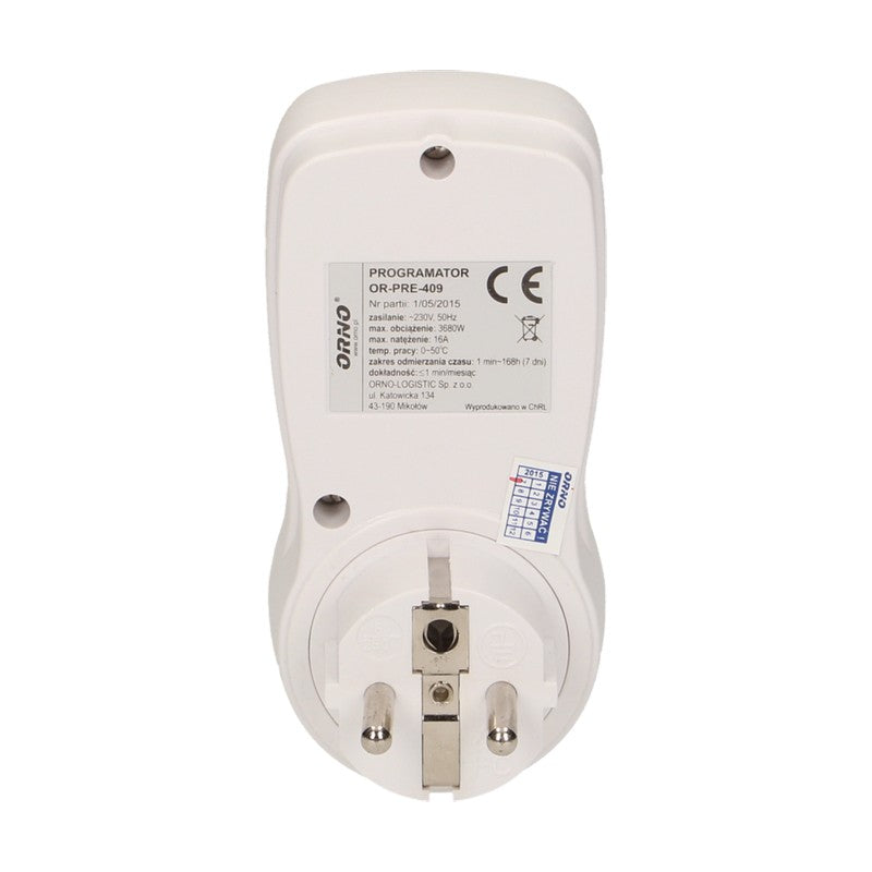 Elektronisk timer 3680w 16a