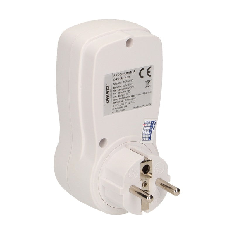 Elektronisk timer 3680w 16a