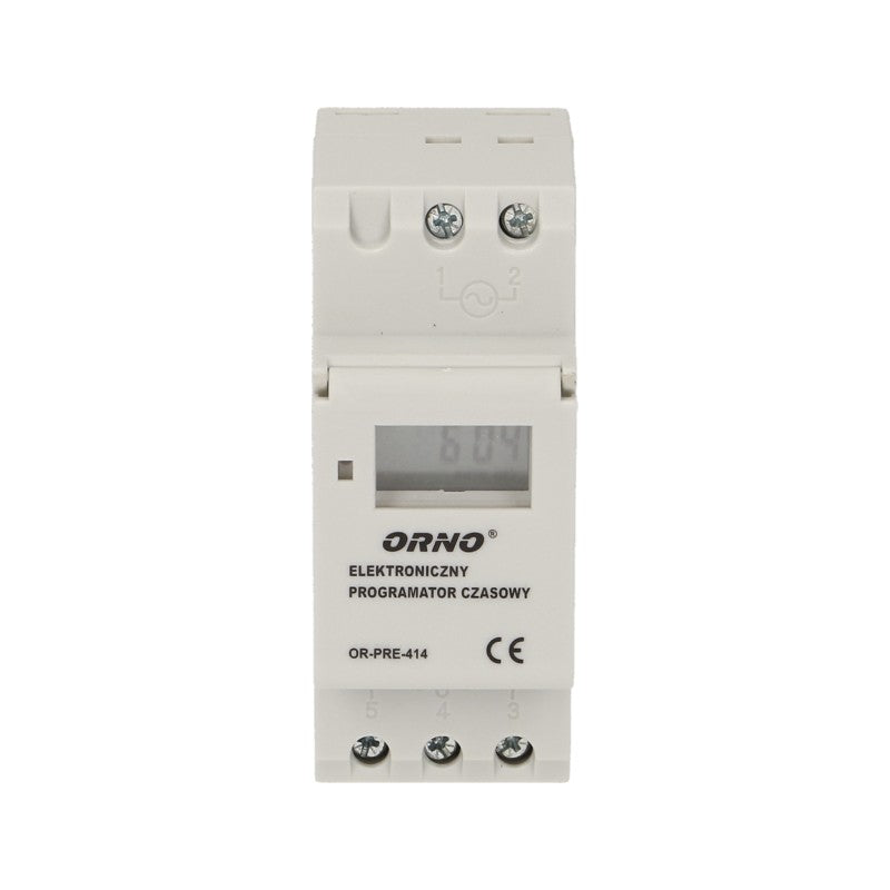 Časovač Din Rail