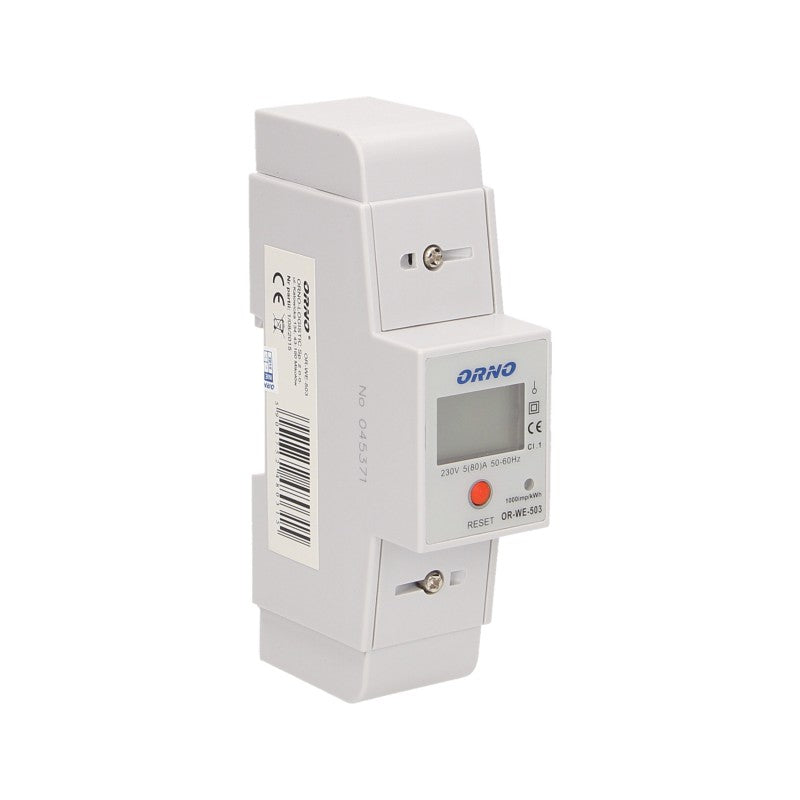 Indicateur de consommation d'énergie monophasé 80a