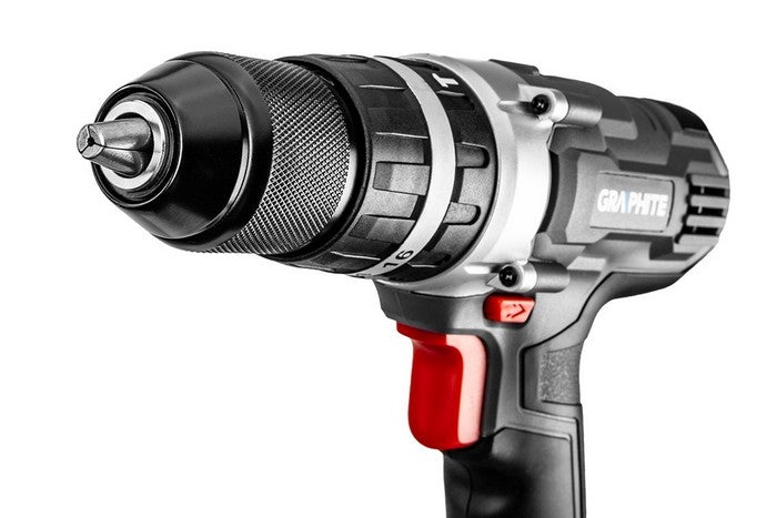 Energy+18v Li akumulátorový vrtací šroubovák s příklepem 13 mm bez baterií.