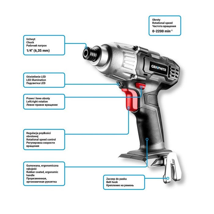 Energy+ 18 V Li-Ion Akku-Treiber ohne Akku