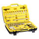 Set With 1/4 And 1/2 Ratchets + Accessories 81 Pcs