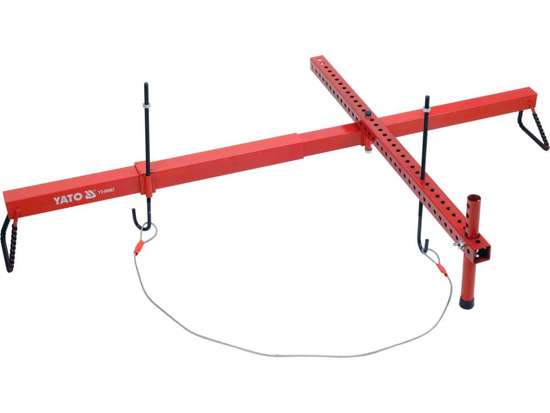 Beam With Crossmember For Suspending The Engine