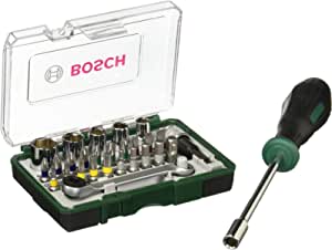 X-line Set Bits + Sockets 27 Pcs + Screwdriver