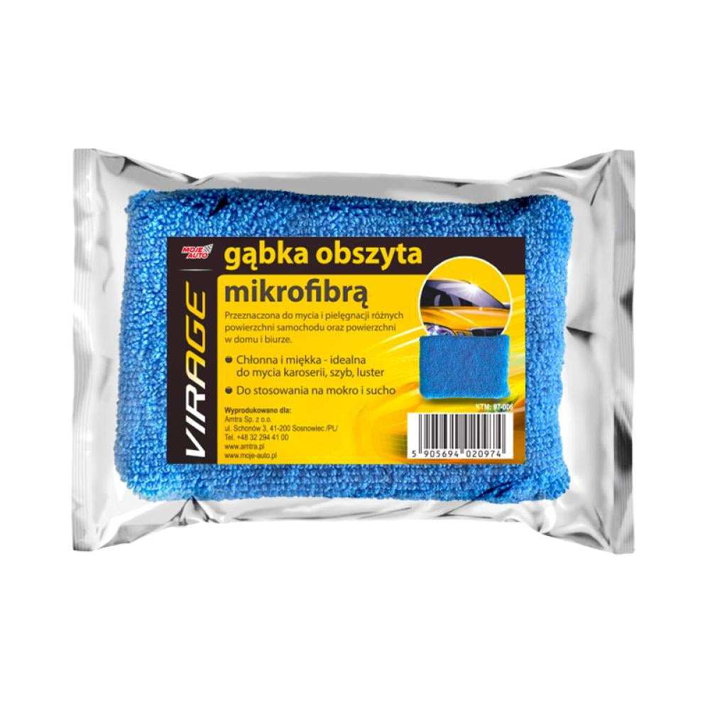 Esponja cubierta con microfibra
