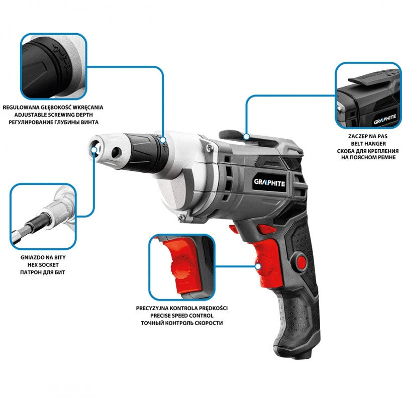 520w Corded Drill/screwdriver Case