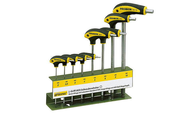 Set Of Hexagon Screwdrivers Type L 8 Pcs.