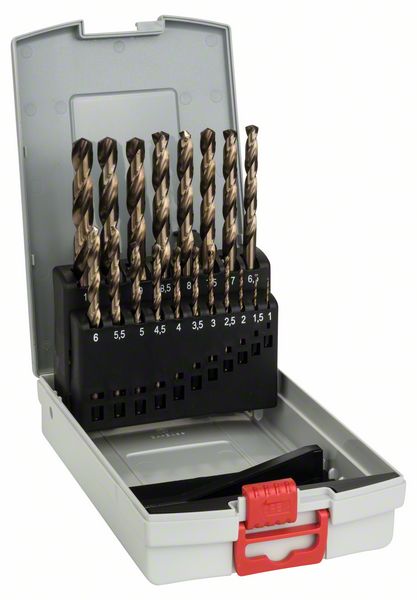Hss-co Borenset Voor Metaal 19-delig