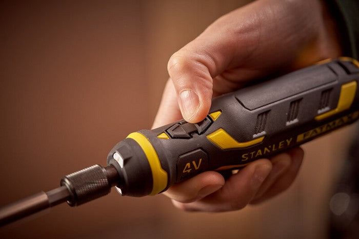4v Cordless Screwdriver With Charger And Fatmax Bits