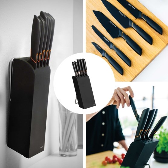 Set Of 5 Knives In Block 2