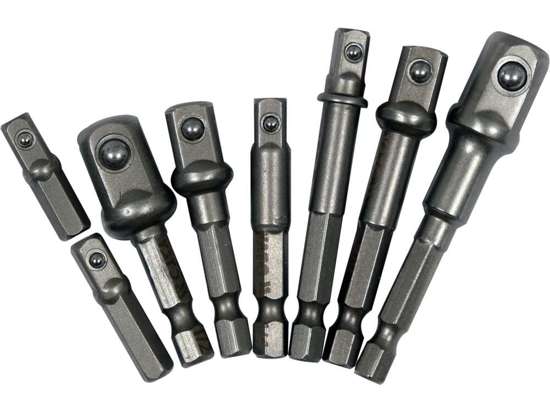 Hex Socket Adapter Set 8 Pcs.