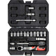 Set prize de trecere cu spline 1/4' 29 buc