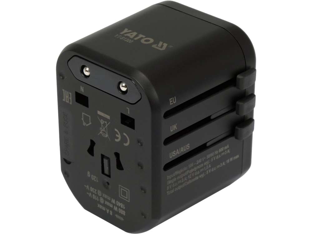 Adaptor universal de călătorie USB Usb-c 18w