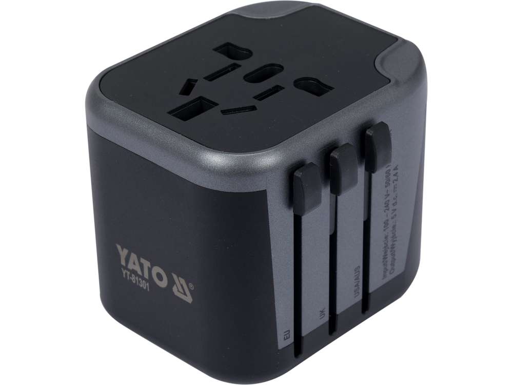 Adaptóir Taisteal Uilíoch 2xusb 12w