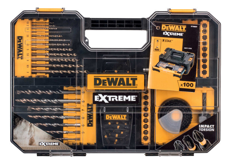 100-delade Impact Torsion Bit Set