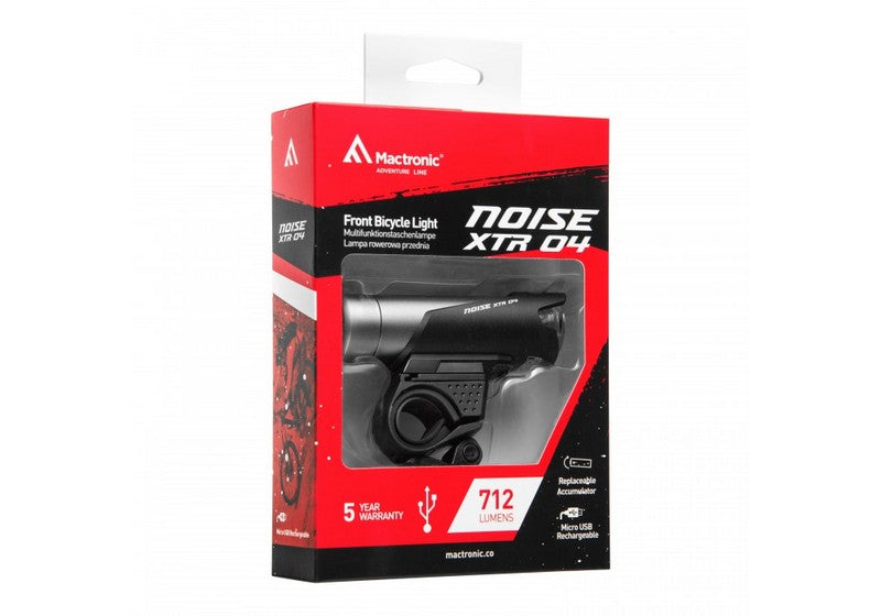 Noise Xtr 04 Přední cyklistická svítilna 712lm dobíjecí