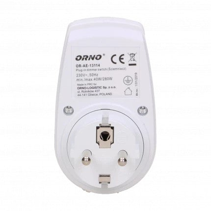 Dimmer With 2p+z Socket Max 280w