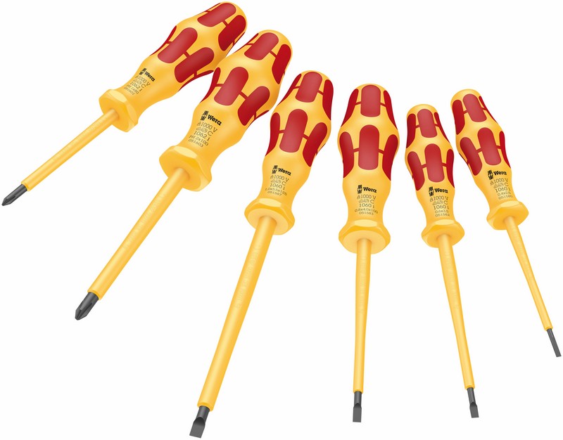 Set di cacciaviti Kraftform VDE 1060 I/1062 I/6, 6 pezzi